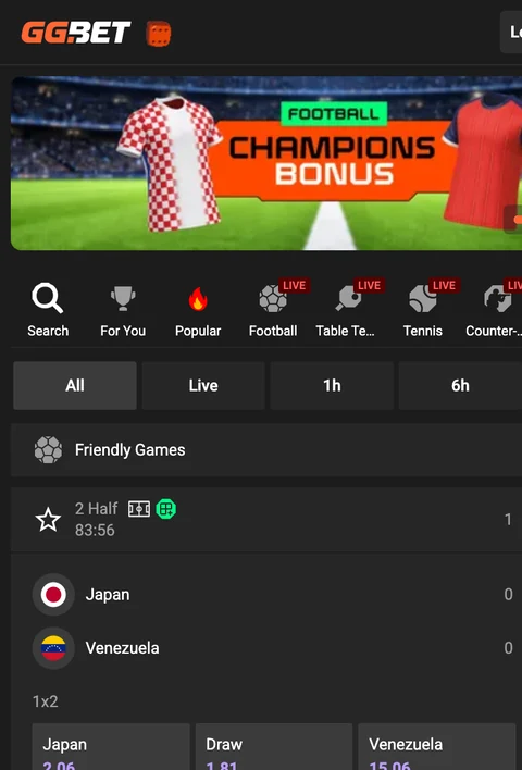 GGBET programėlė telefone
